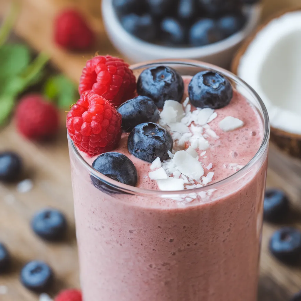 Berry Blast Smoothy: A Sweet and Antioxidant-Rich Delight