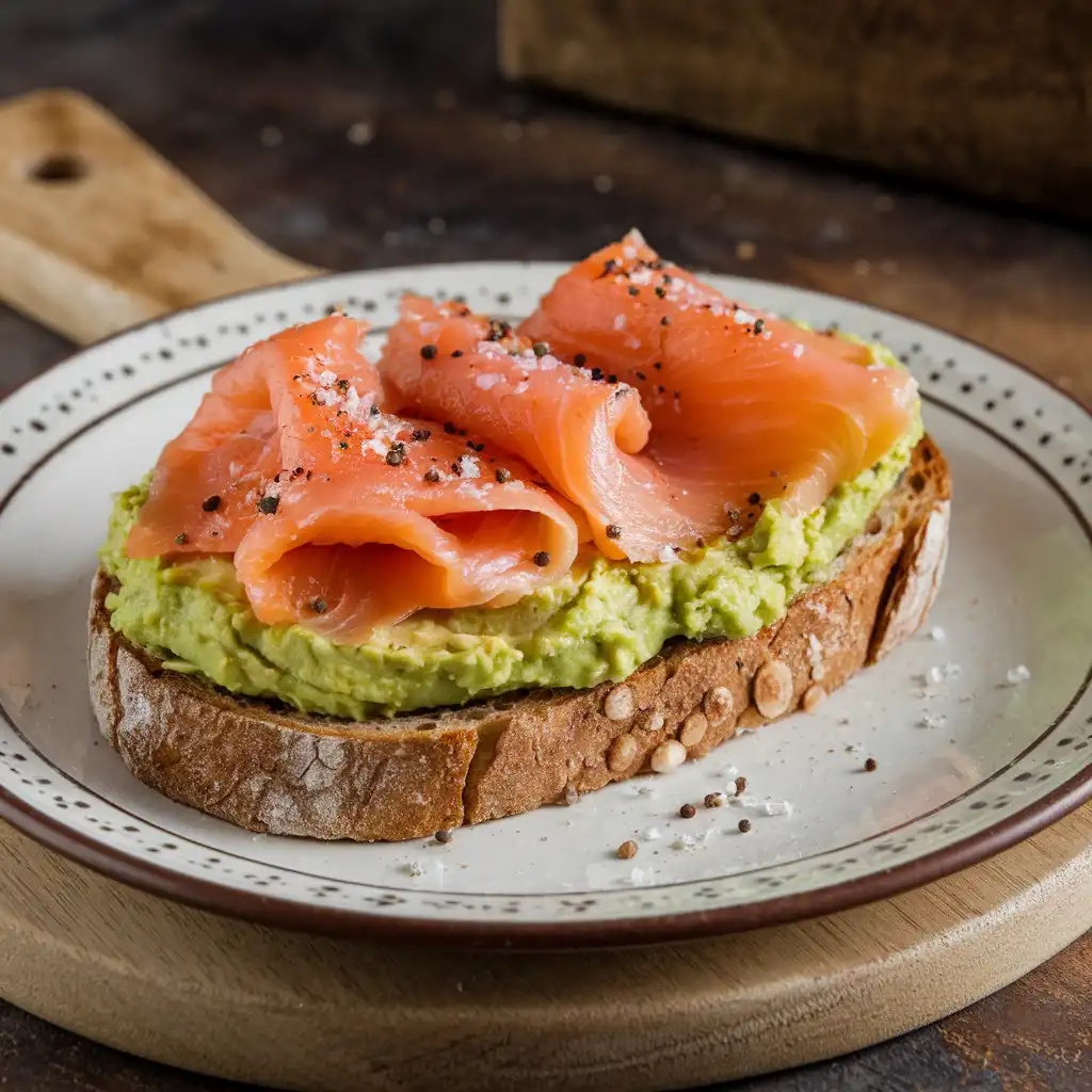 Avocado Toast with Smoked Salmon