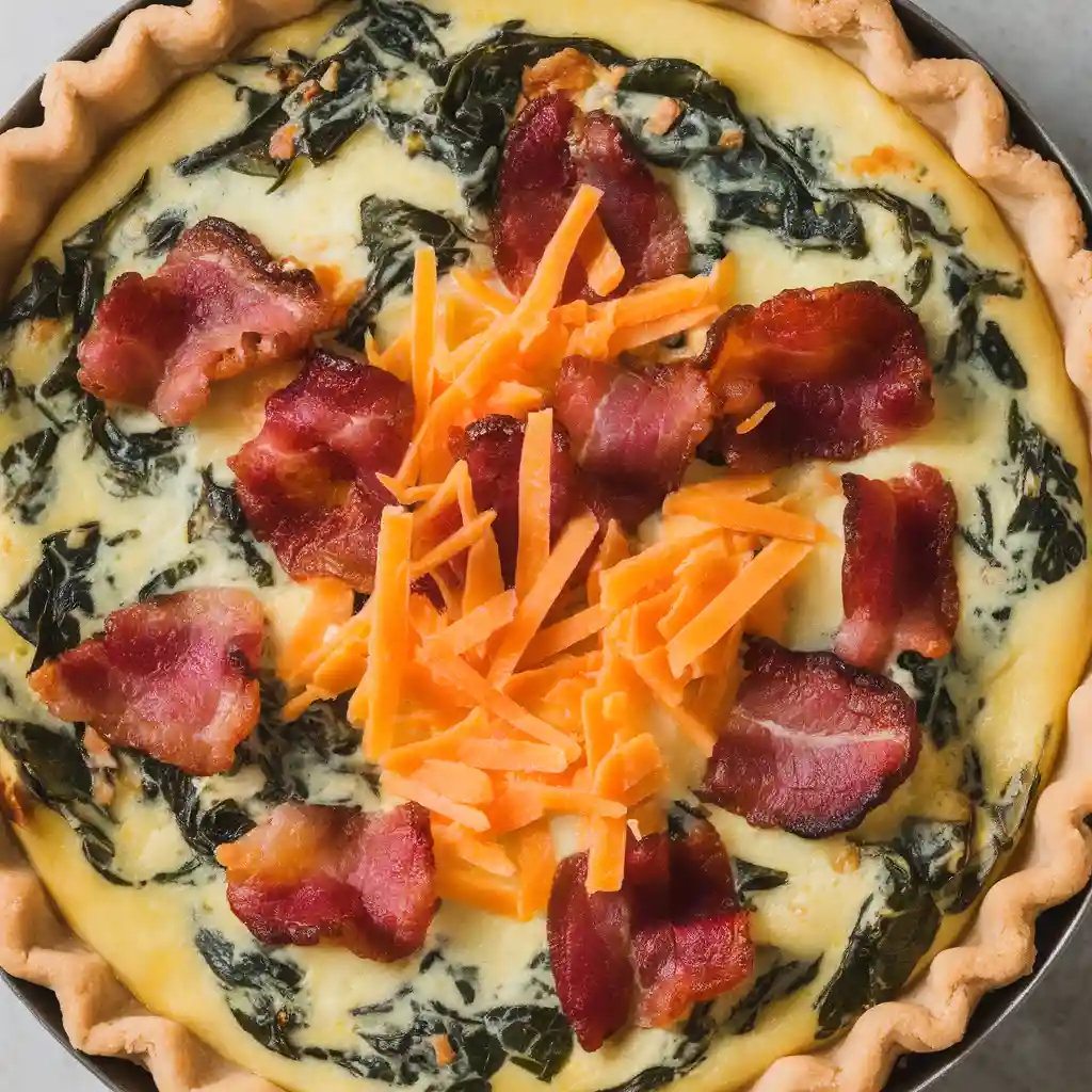 Bacon and Spinach Quiche