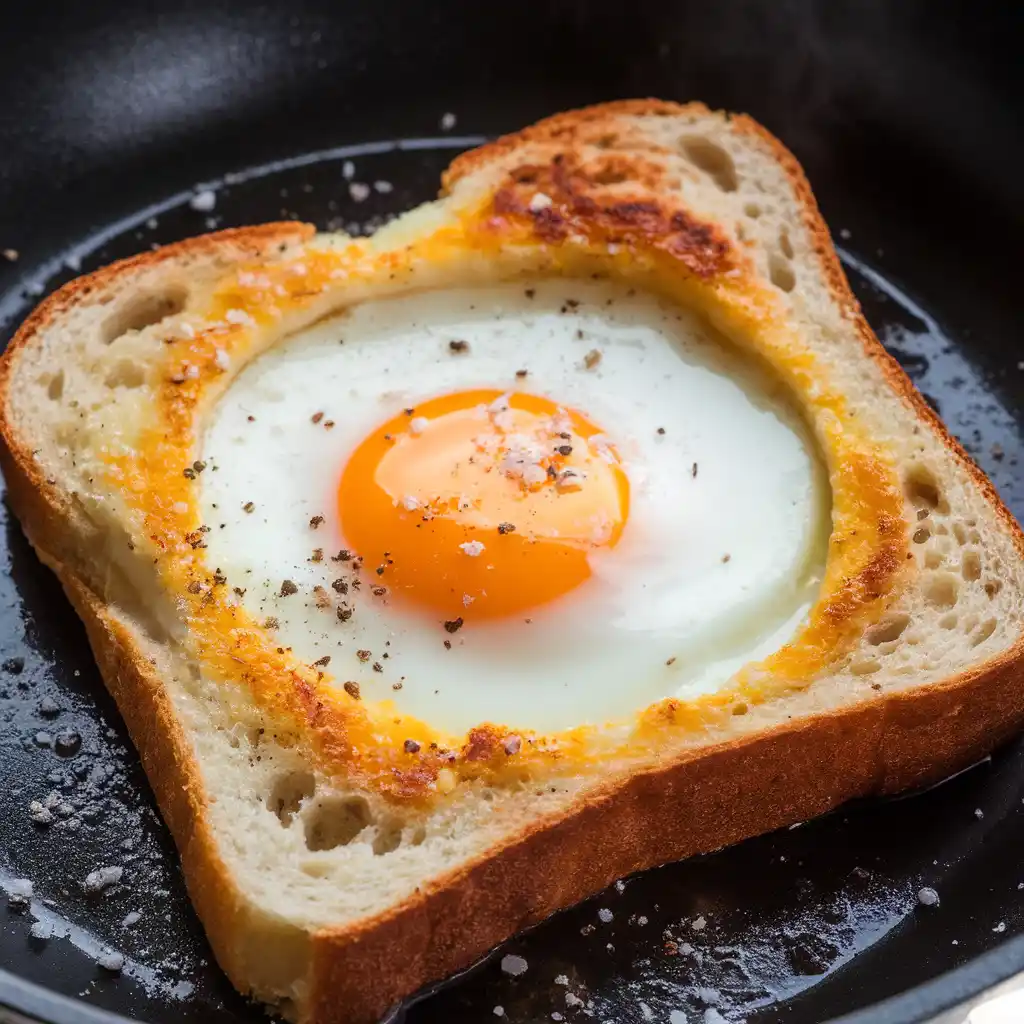 Easy Keto Eggs in a Hole