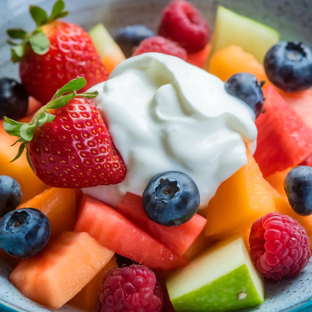 Fruit Salad with Yogurt