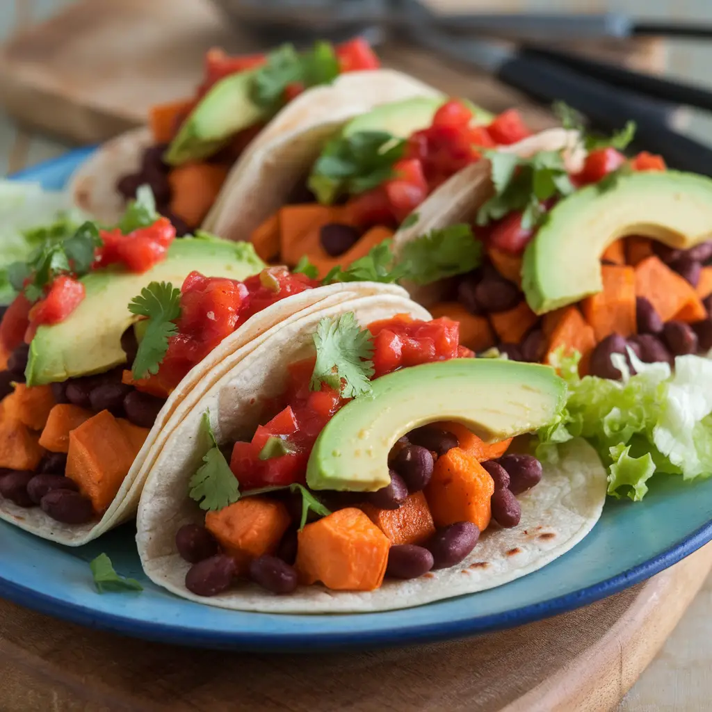 Sweet Potato and Black Bean Tacos