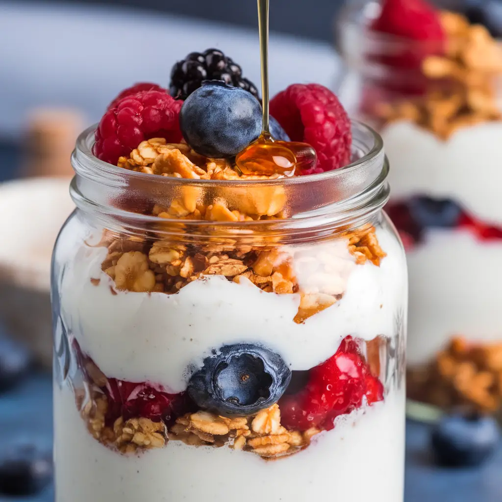 Overnight Oats with Berries