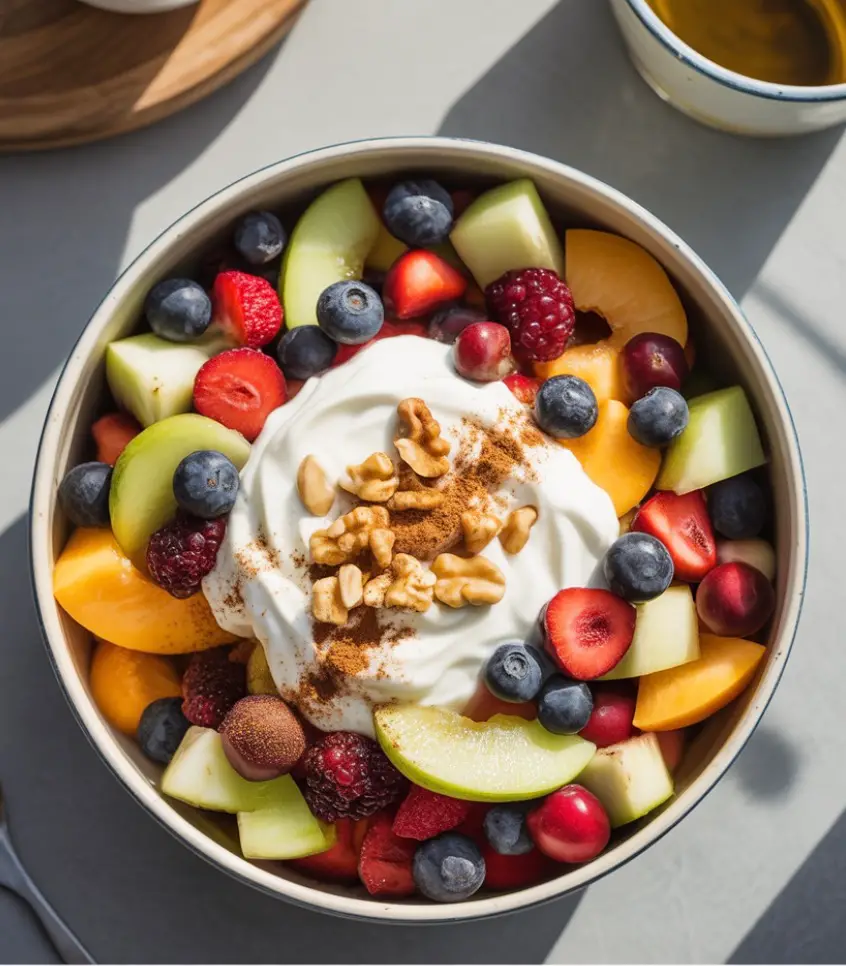 Fruit Salad with Yogurt