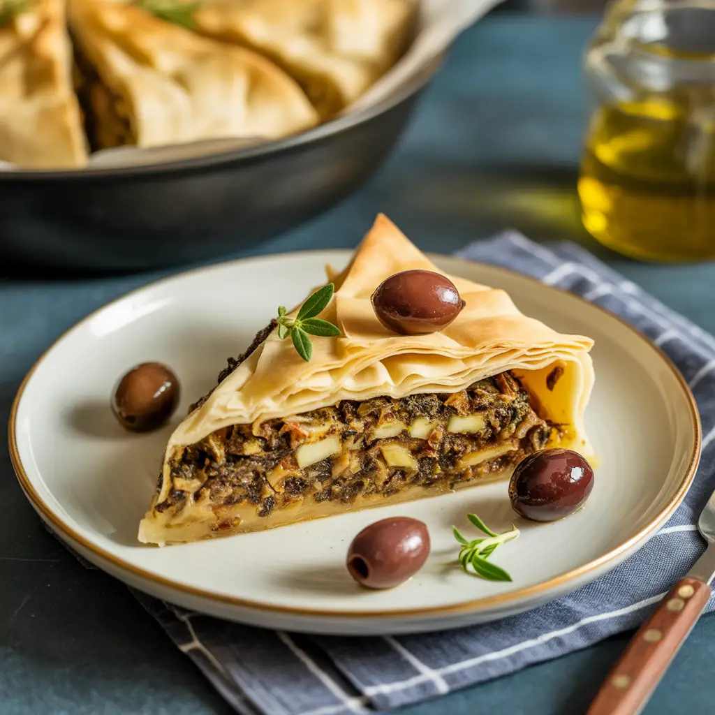 Spanakopita with Kalamata Olives