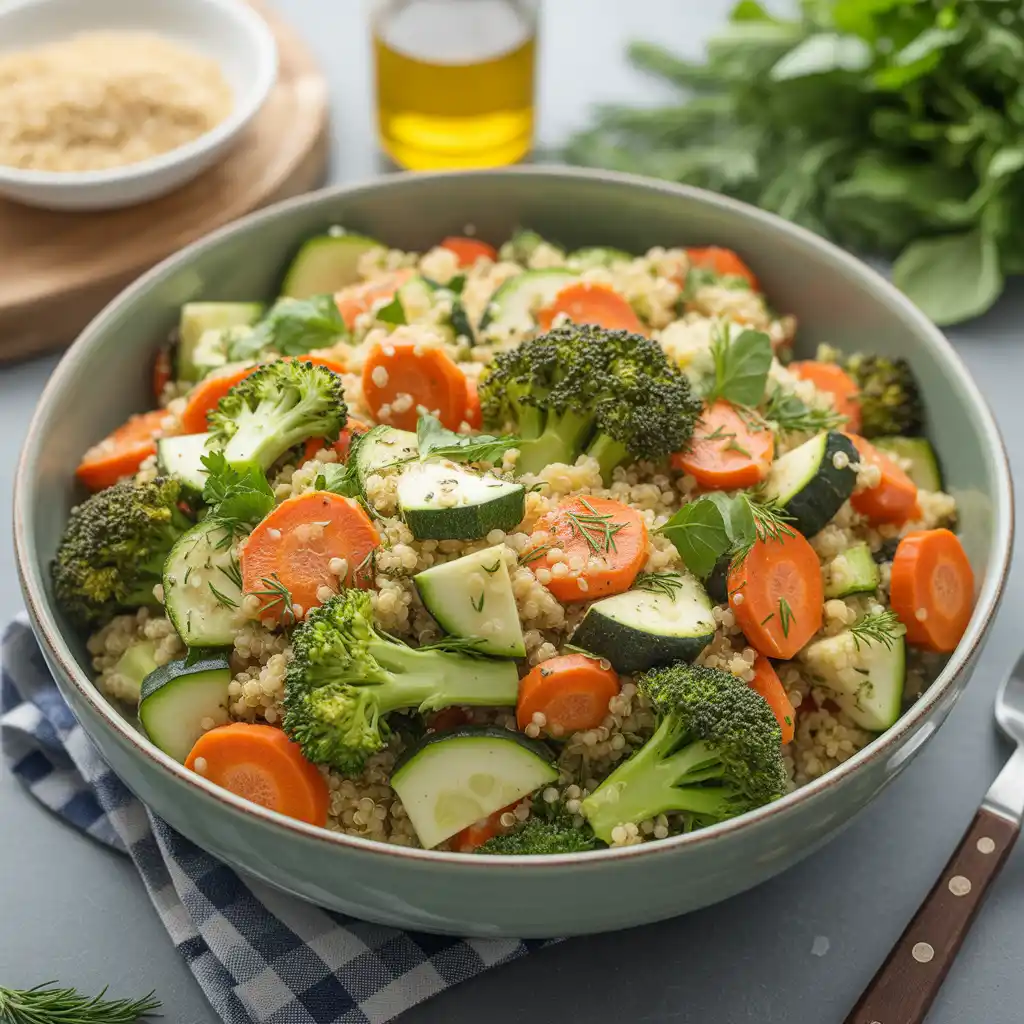 Quinoa Salad with Roasted Vegetables