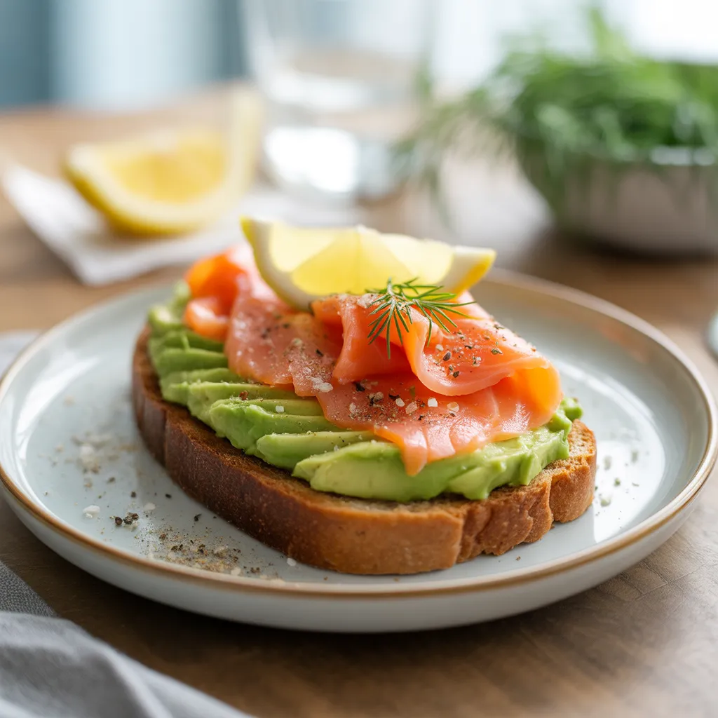 Avocado Toast with Smoked Salmon