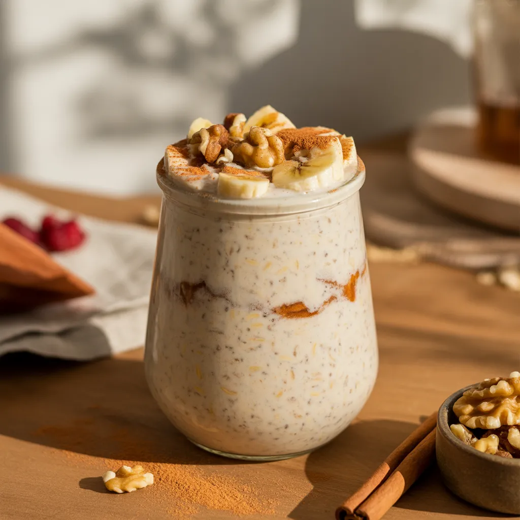 Oats with Cinnamon and Walnuts