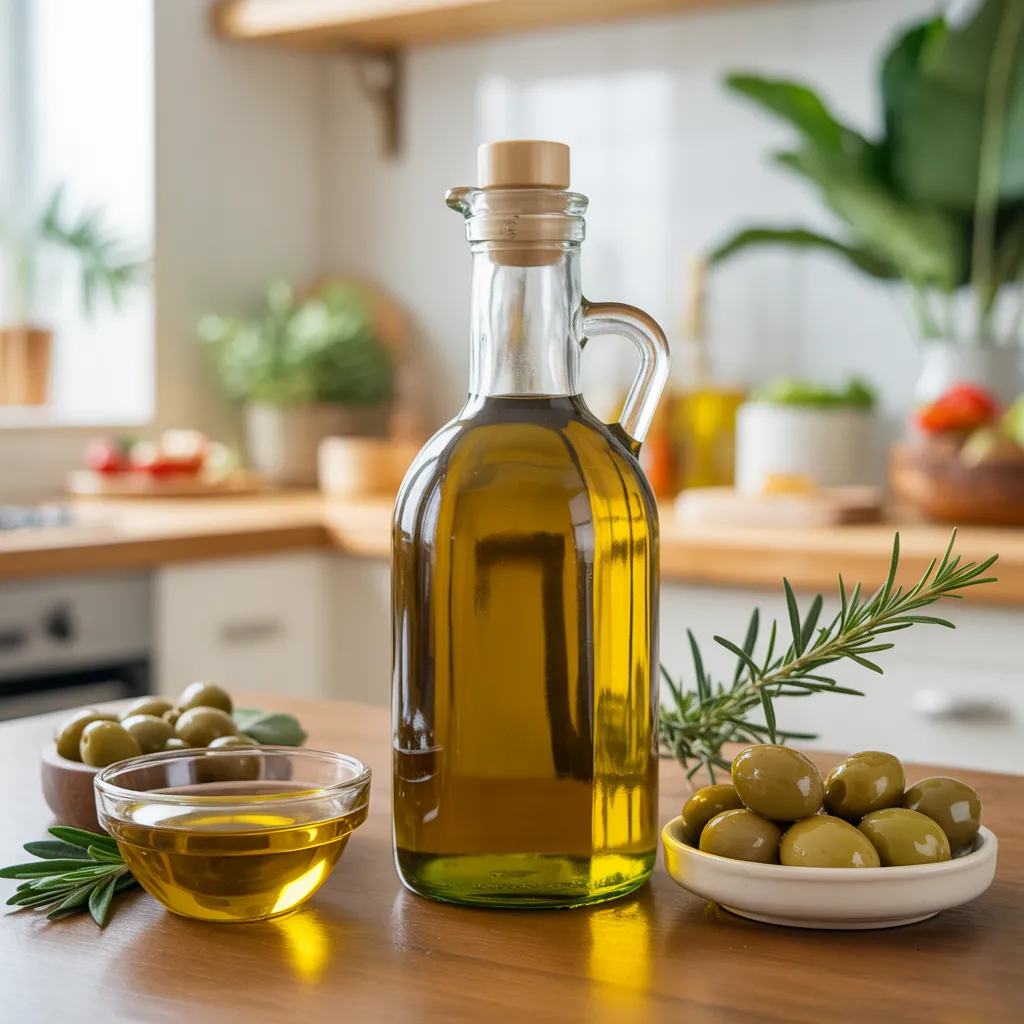 Bottle of olive oil