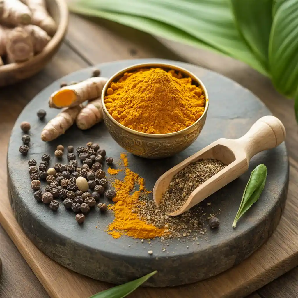 Black pepper and Turmeric