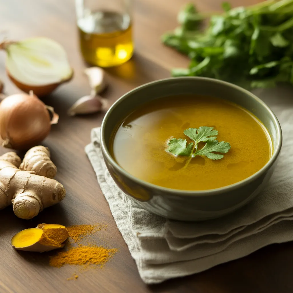 Turmeric Ginger Broth