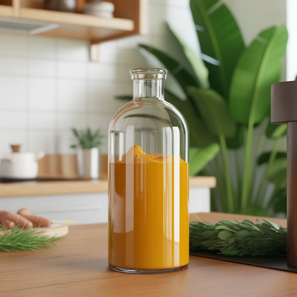 Curcumin in bottle