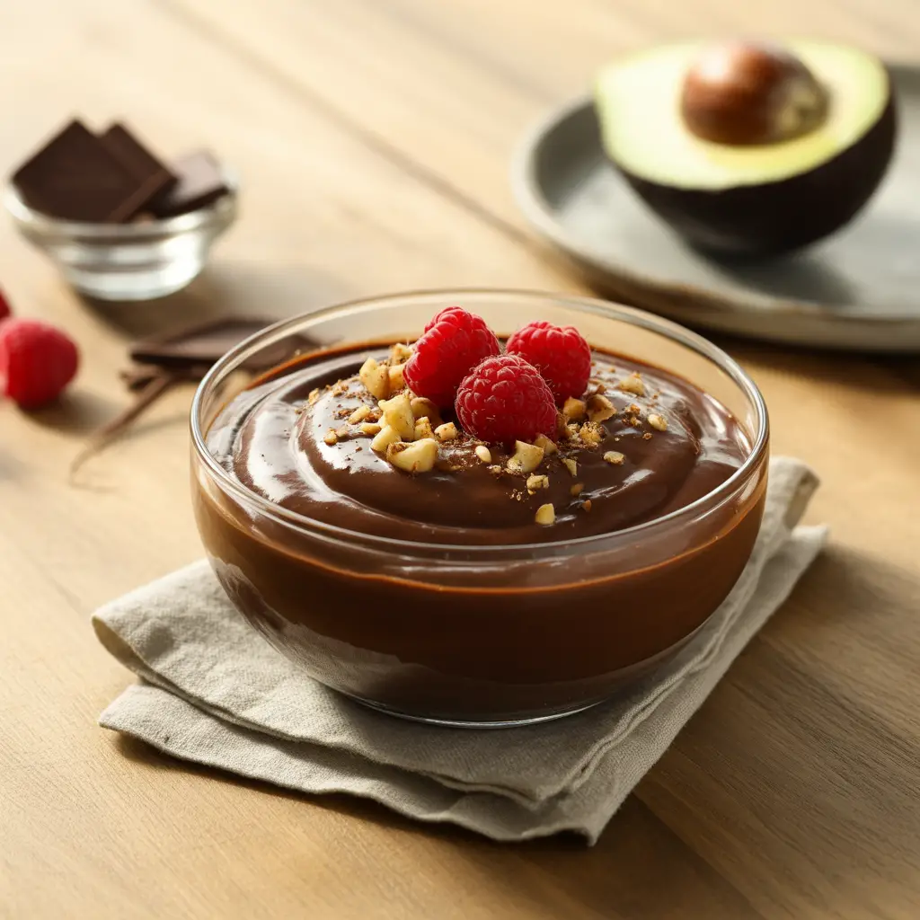 Dark Chocolate Avocado Mousse