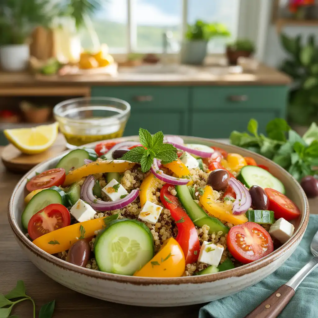Mediterranean Quinoa Salad
