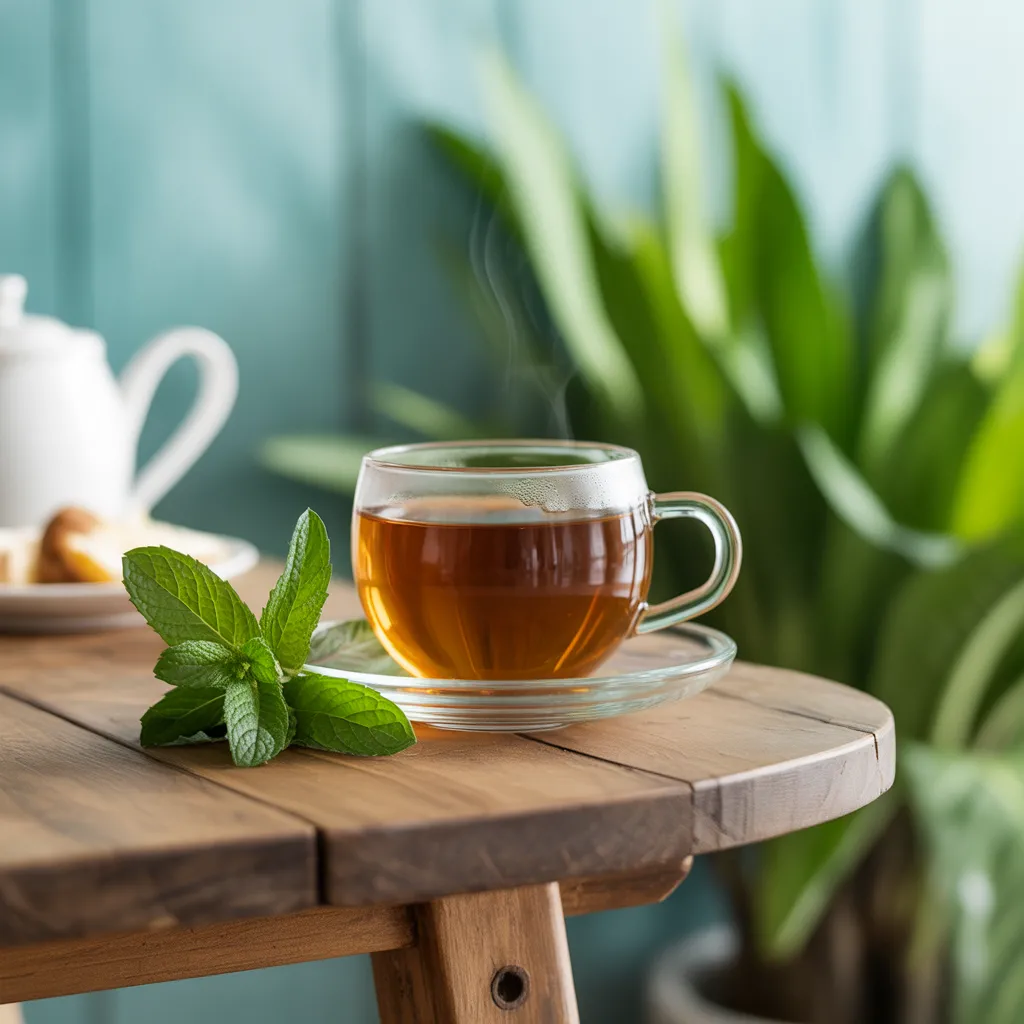 Peppermint tea