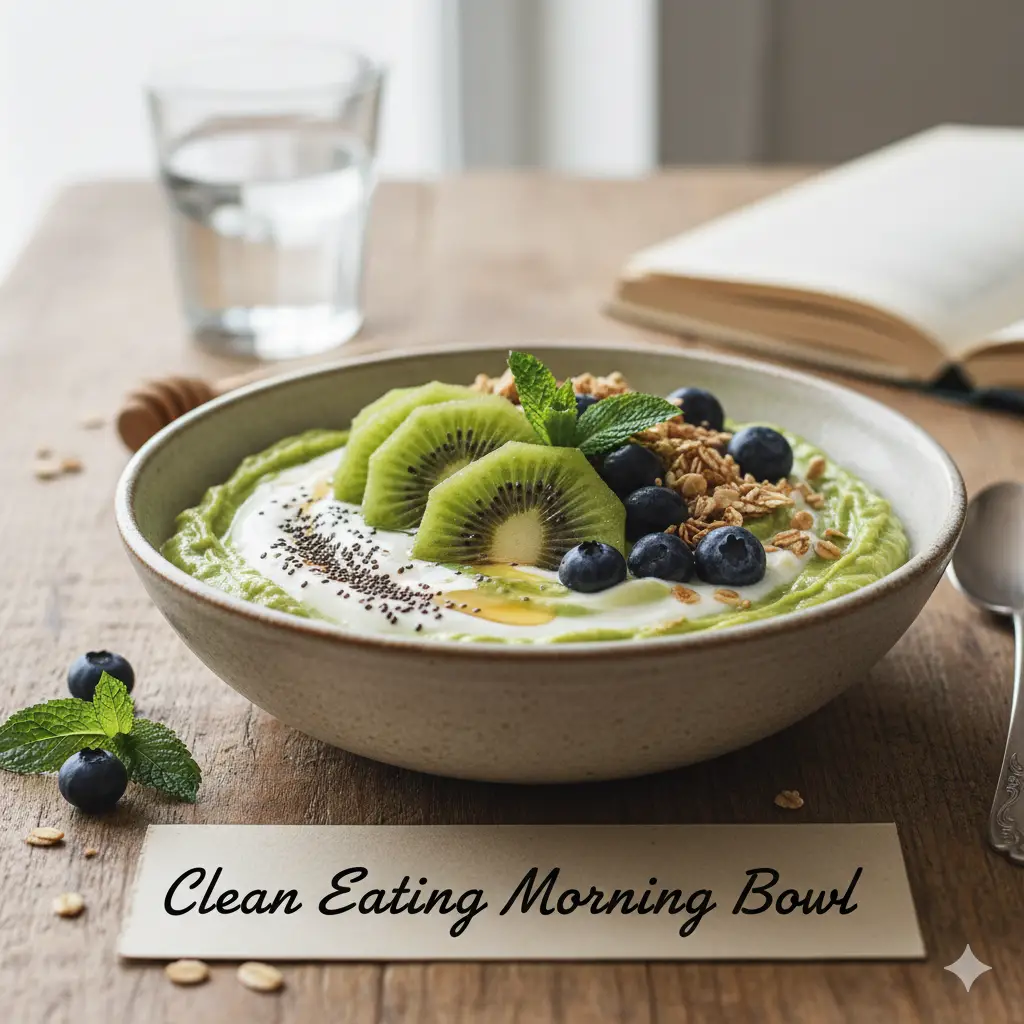 clean eating morning bowl