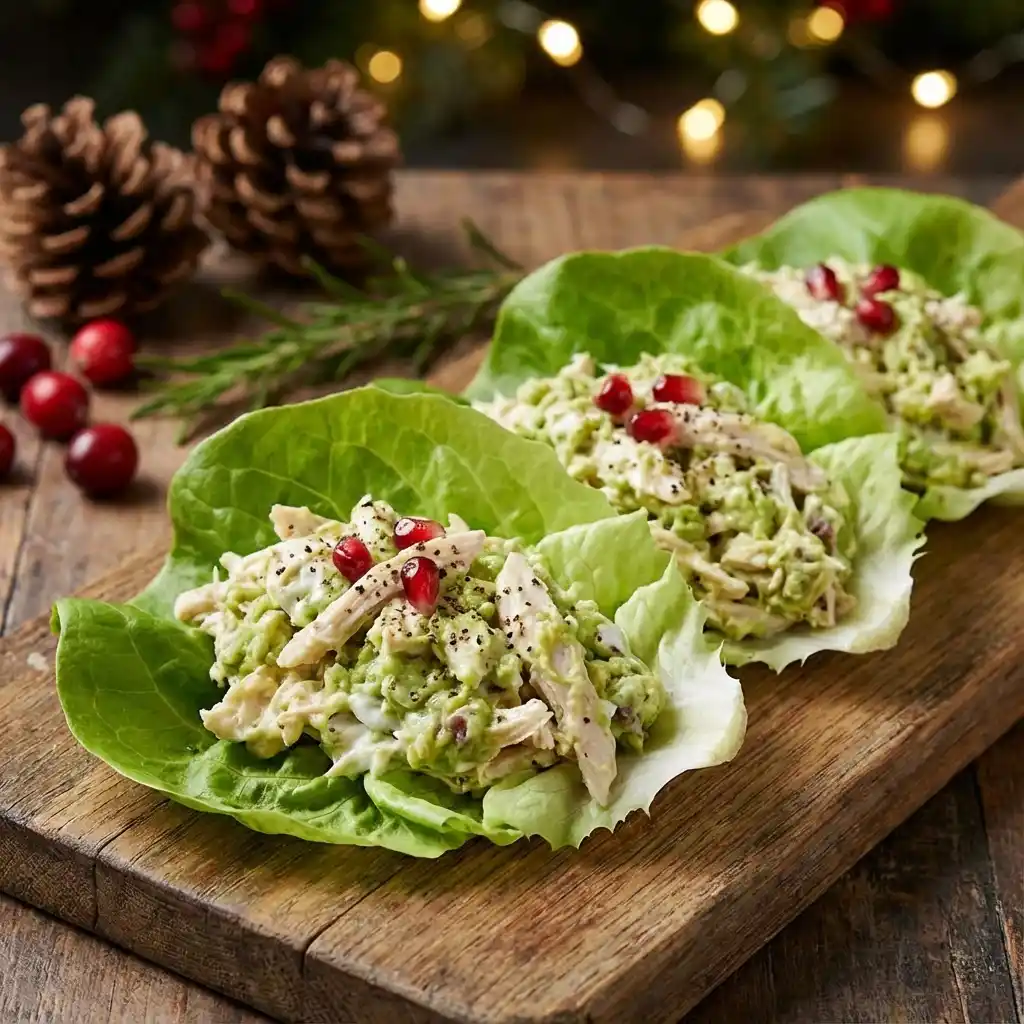 Chicken Avocado Lettuce Wrap