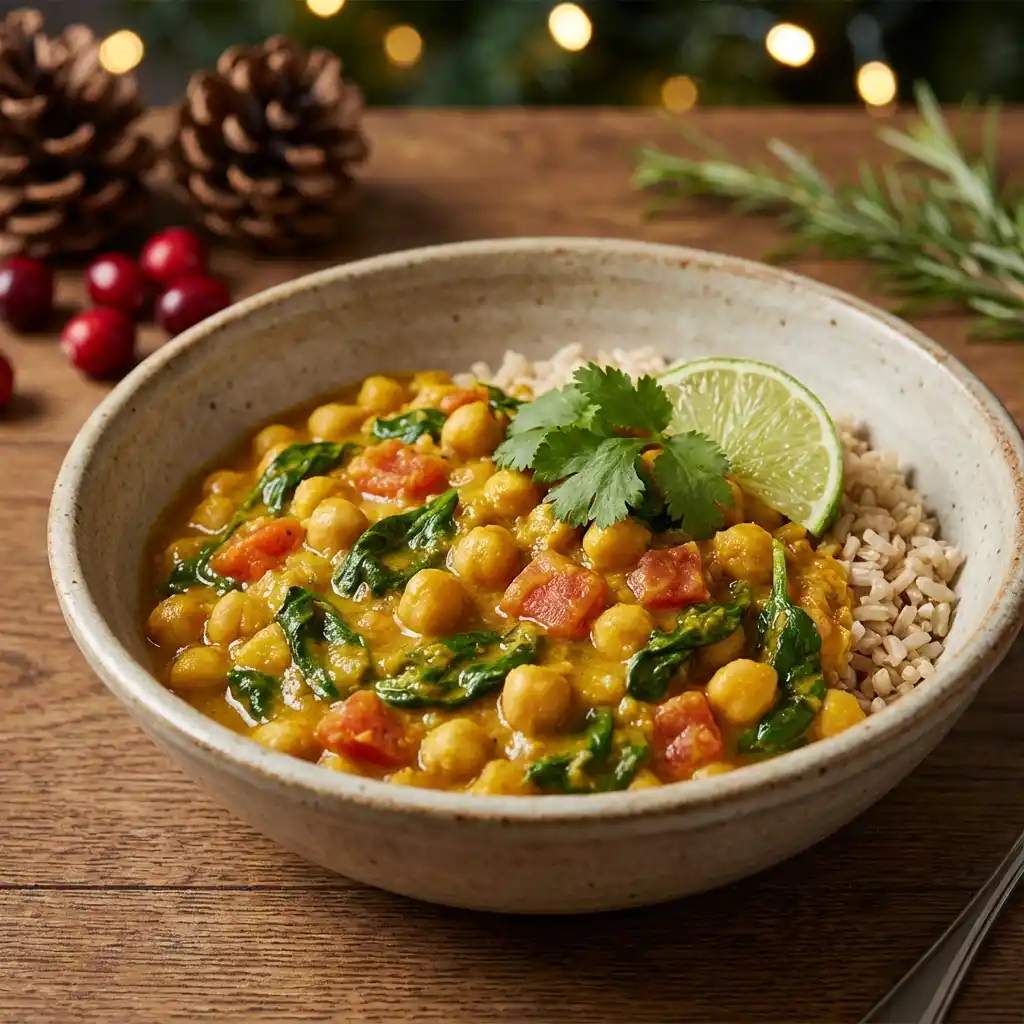Chickpea Spinach Curry