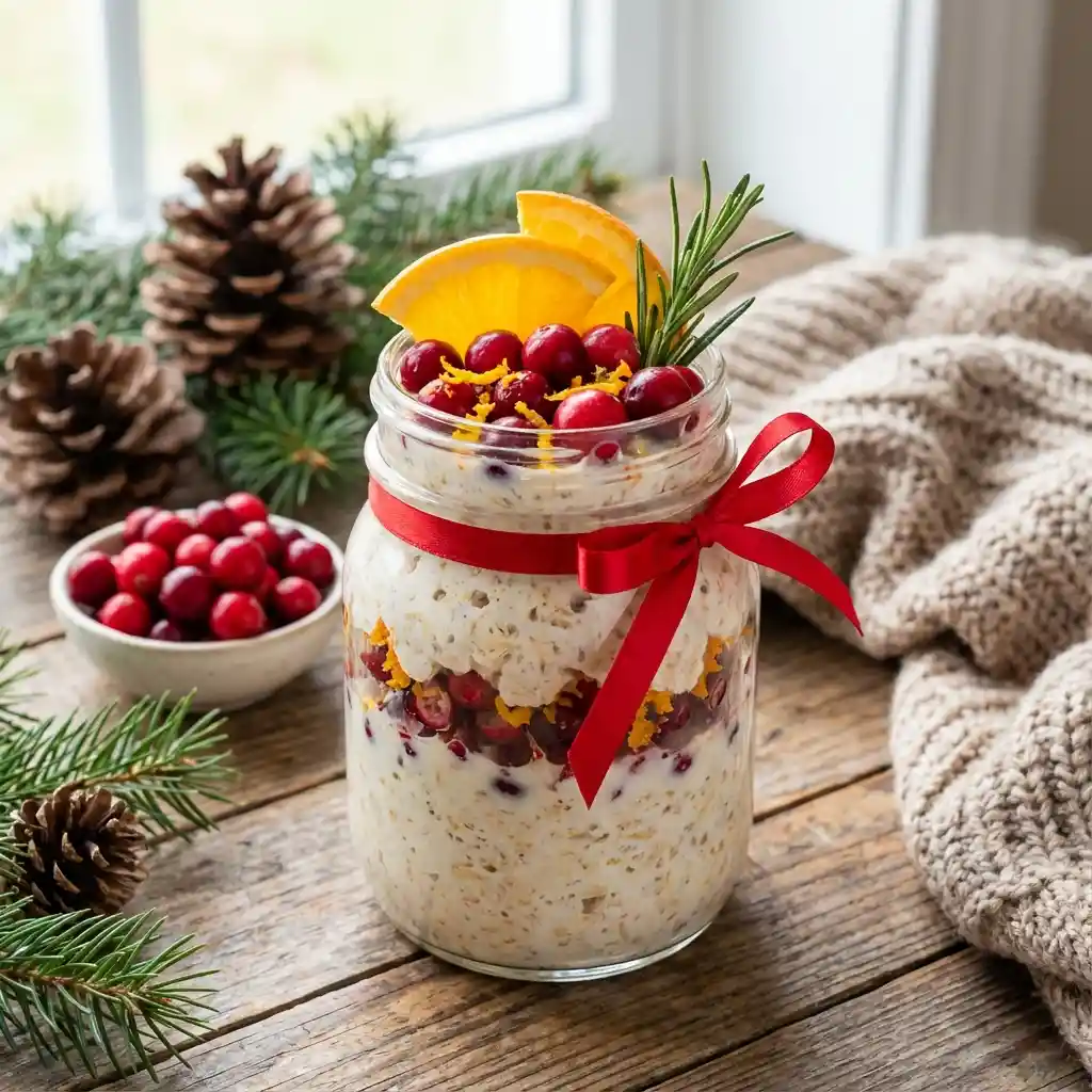 Cranberry Orange Overnight Oats