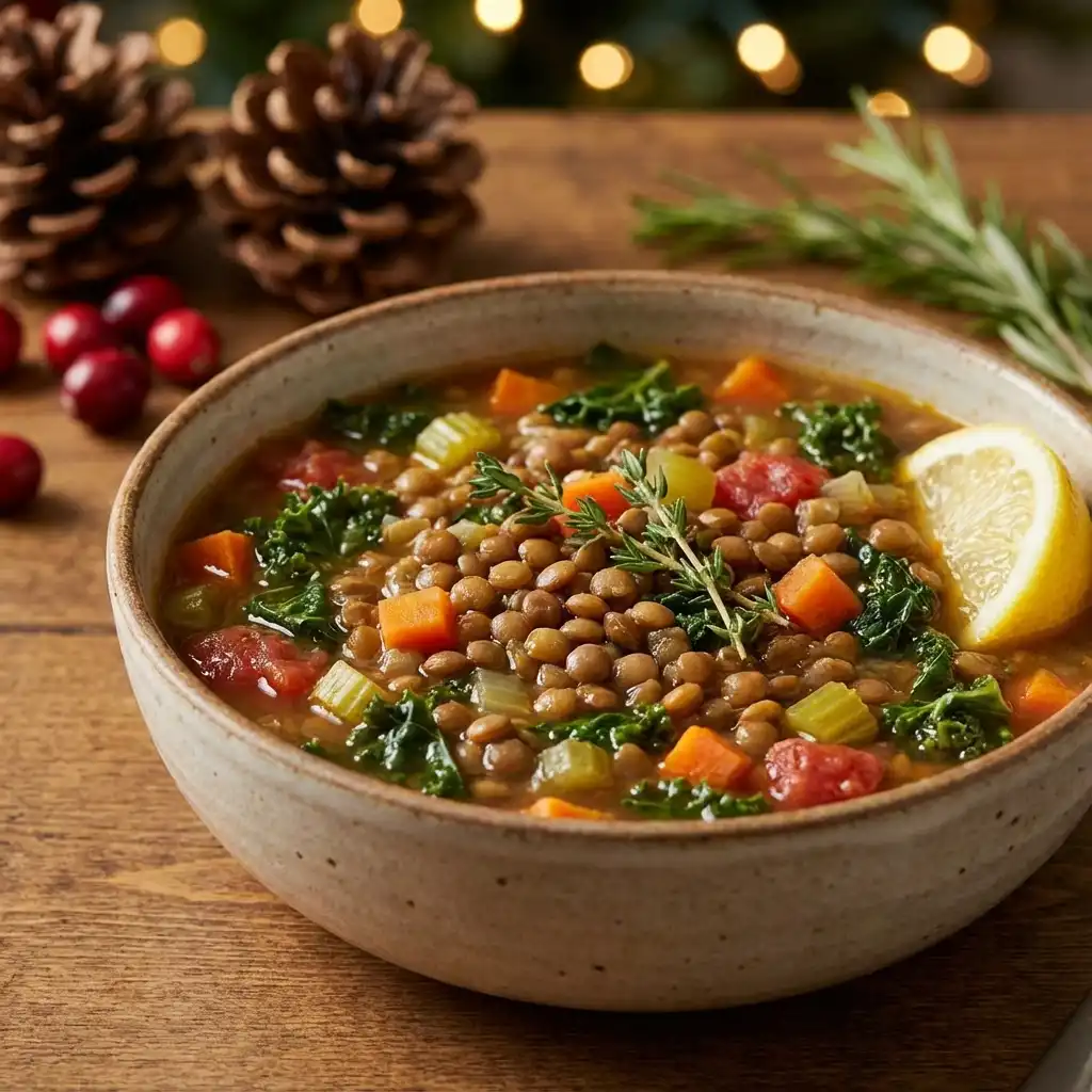 Hearty Lentil Kale Soup