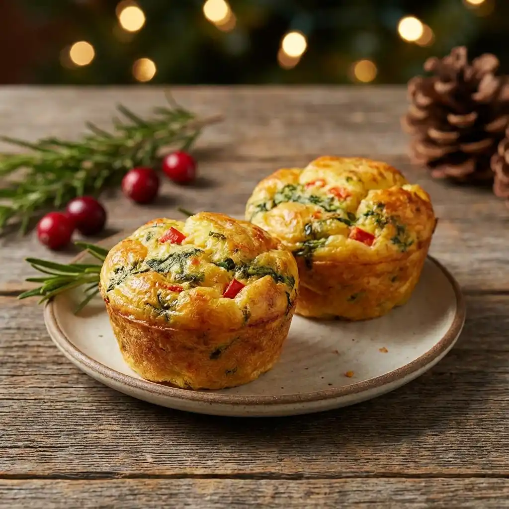 Savory Egg Spinach Muffin Cups