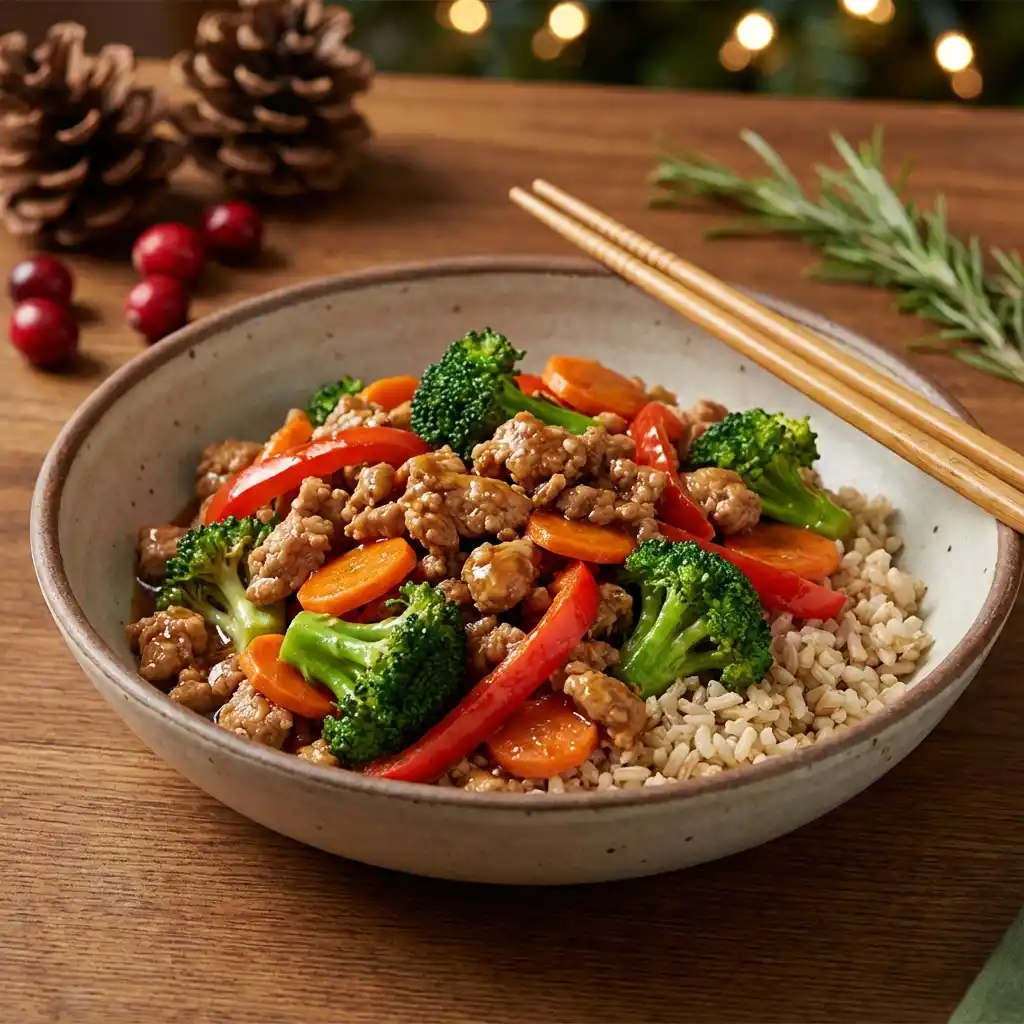 Turkey Veggie Stir-Fry