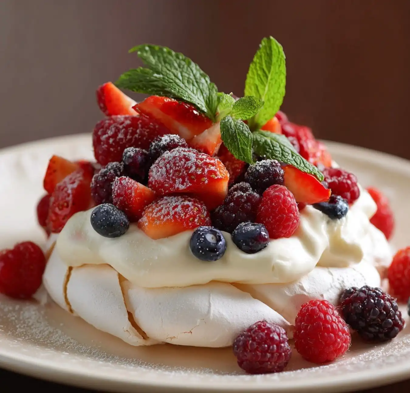 Deconstructed Berry Pavlova
