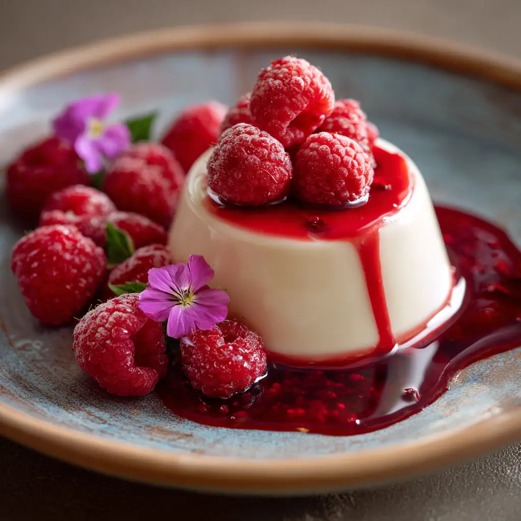 Rosewater Panna Cotta