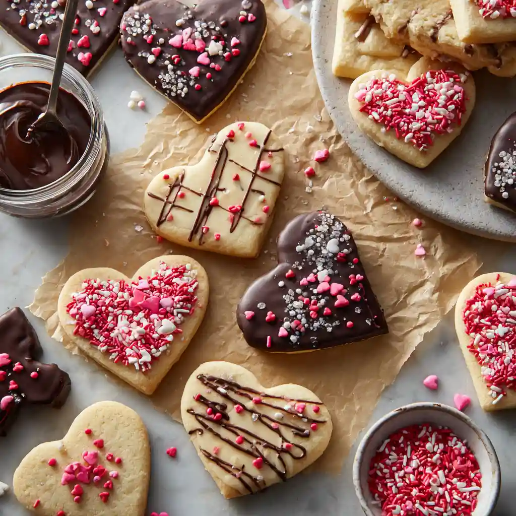 Chocolate-Dipped Sprinkle-Adorned Cut-Outs