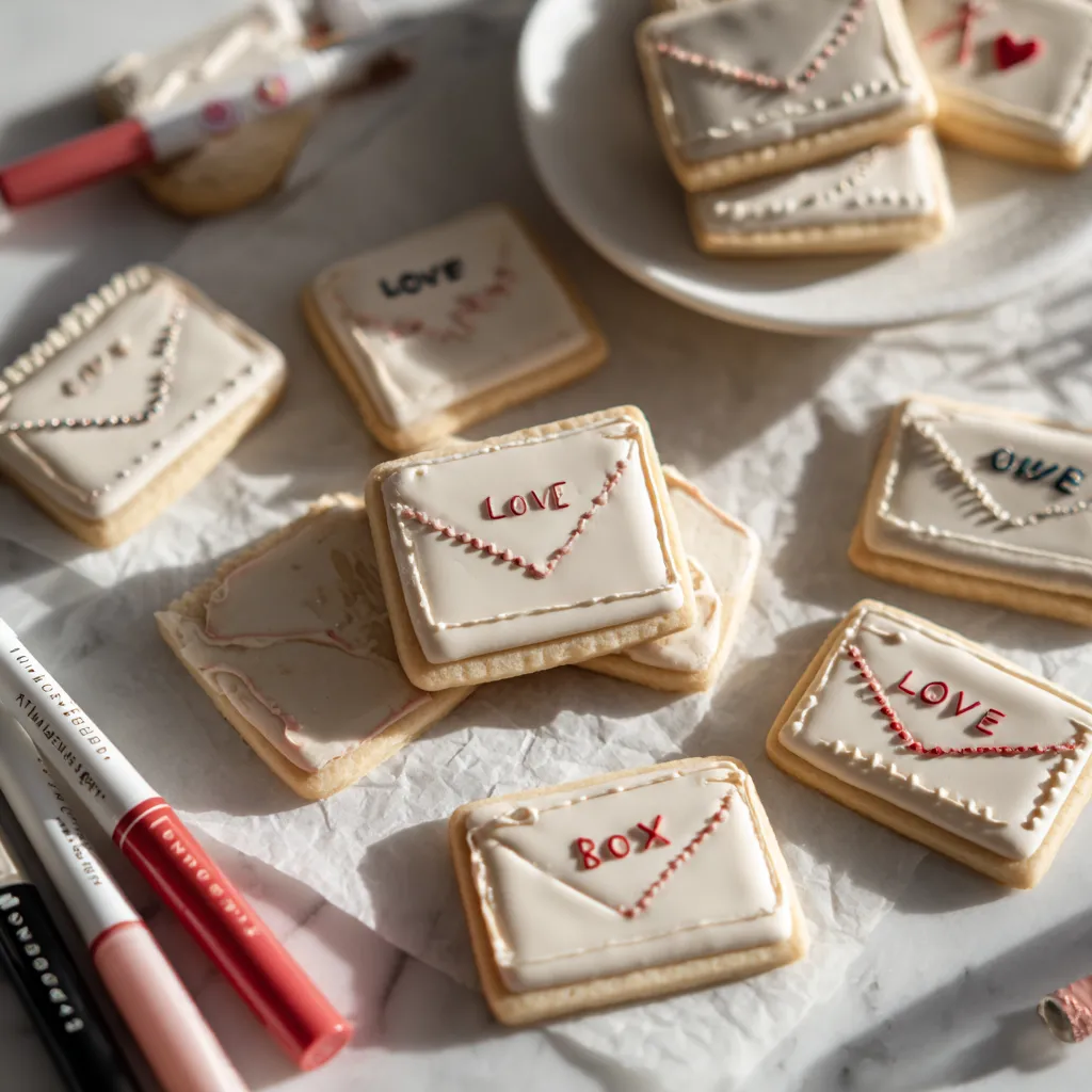 Shortbread Love Letter Cookies